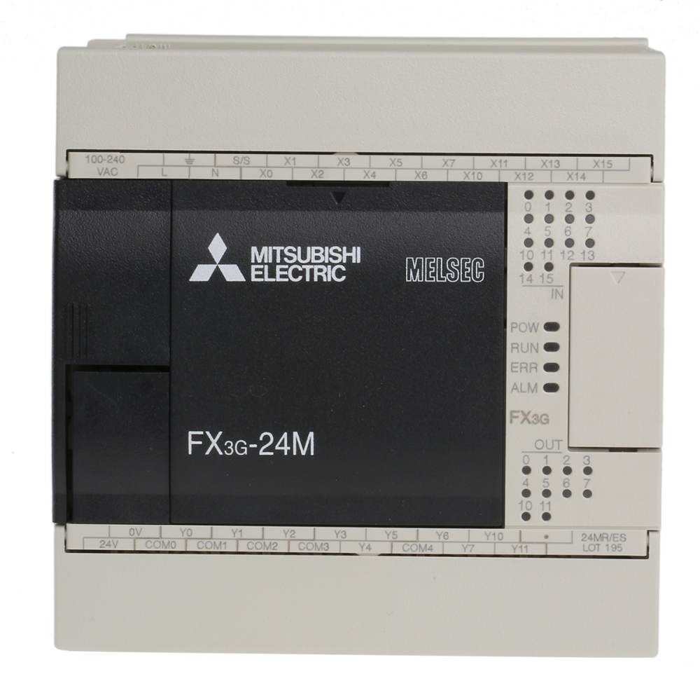 三菱 FX3G-24MR/ES-A PLC基本單元(24點)
