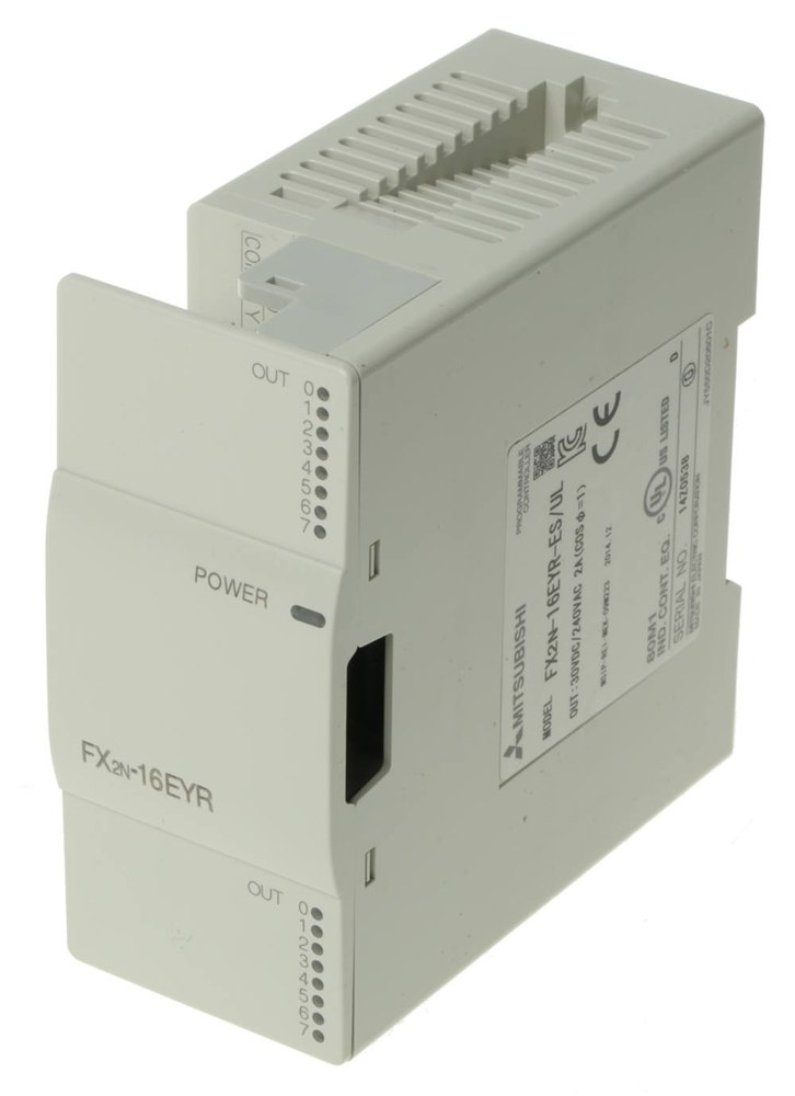三菱 FX2N-16EYR-ES/UL PLC擴充輸出模組(16點,繼電器)