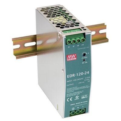 明緯 EDR-120-24 經濟薄型導軌式交換式電源供應器 120W 24V