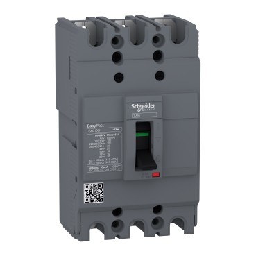 施耐德 EasyPact EZC100H 100A 3P TMD熱磁式無熔絲斷路器(MCCB,100AF,高啟斷)