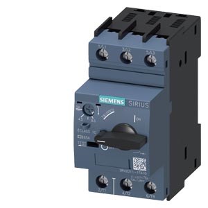 西門子 SIRIUS S00 框架 3RV2011-1FA10 馬達保護斷路器 3P 3.5–5A
