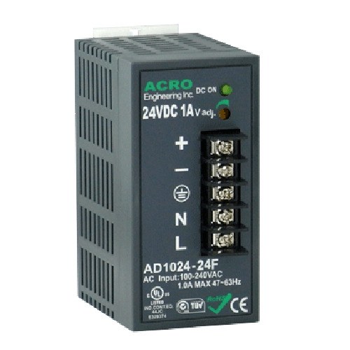 艾可 ACRO AD1024-24F 導軌式電源供應器 24W 24V