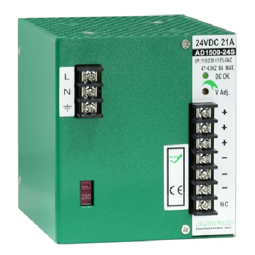 艾可 ACRO AD1500-24S 導軌式電源供應器 500W 24V