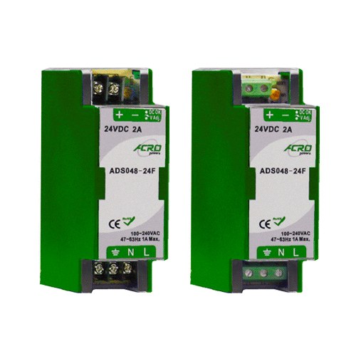 艾可 ACRO ADS024-24F 導軌式窄板電源供應器 24W 24V