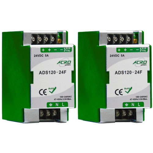 艾可 ACRO ADS150-24F 導軌式窄板電源供應器 150W 24V