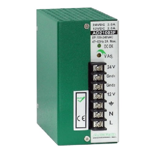 艾可 ACRO AD21002F 導軌式雙輸出電源供應器 100W 5V+24V