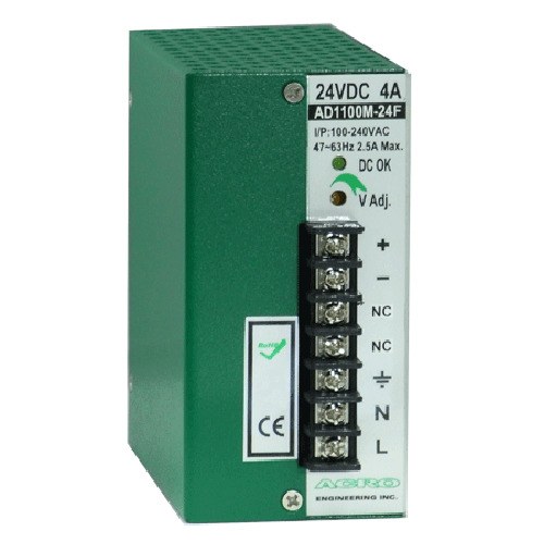 艾可 ACRO AD1100M-24F 導軌式直流馬達電源供應器 100W 24V