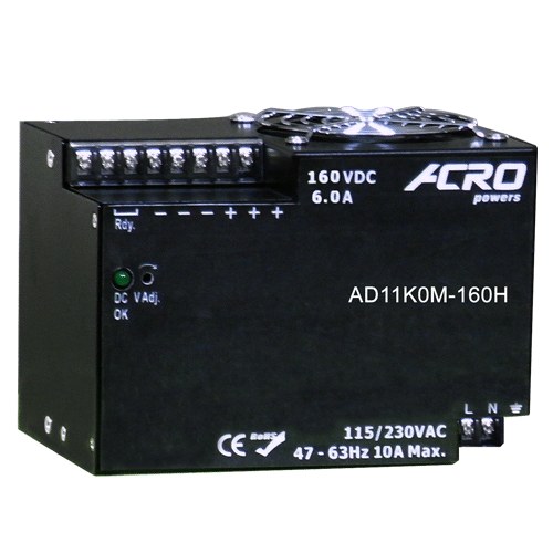 艾可 ACRO AD11K0M-160H 導軌式直流馬達電源供應器 1000W 160V