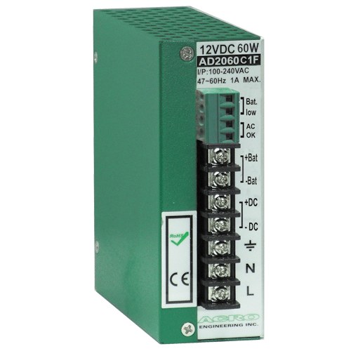 艾可 ACRO AD2060C2F 導軌式備份電源供應器 60W 27.6V