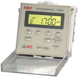 安良 ANLY APT-6SB 可程式定時器(一週7天循環・每日8組・LCD 背光)
