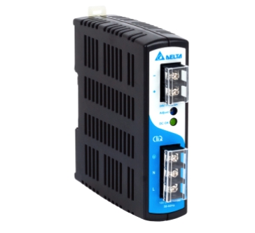台達 24V/60W軌道式電源供應器(黑色塑膠外殻)