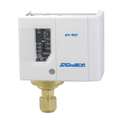 SAGINOMIYA 鷺宮 SNS-C110XM1Q014 蒸氣用壓力開關(1~10 kgf/cm²,SPDT 手動復歸)
